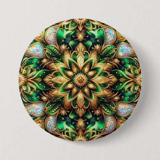CHRISTMAS ~ mehrfarbige Schaltfläche Button (Vorderseite)