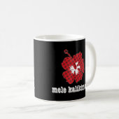 Christmas Mele Kalikimaka Hawaii Hibiskus Kaffeetasse (VorderseiteRechts)