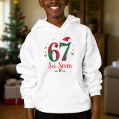Christmas Meme Six Seven 67 6 7 Holiday Hoodie