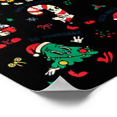 Christmas Mental Health Awareness Men Women It's O Poster (Ecke)