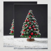 christmas menükarte (Vorne/Hinten)