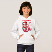 Christmas Mermaid Girls Hoodie (Vorne ganz)
