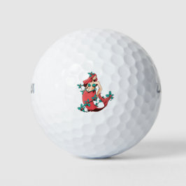 Christmas Mermaid Golfball