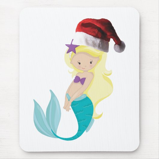 Christmas Mermaid Mousepad (Vorne)