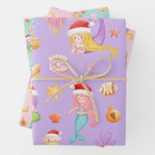 Christmas Mermaid Pattern Geschenkpapier Set (Beispiel)