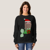 Christmas Mermaid Sloth Sweatshirt (Vorne ganz)