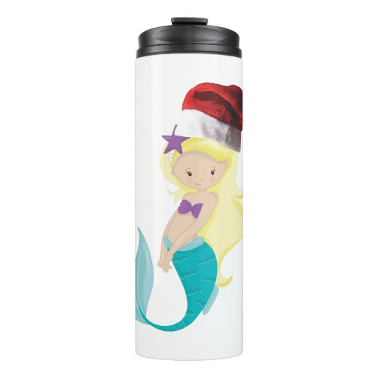 Christmas Mermaid Thermosbecher (Vorderseite)