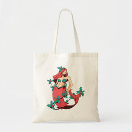 Christmas Mermaid Tragetasche