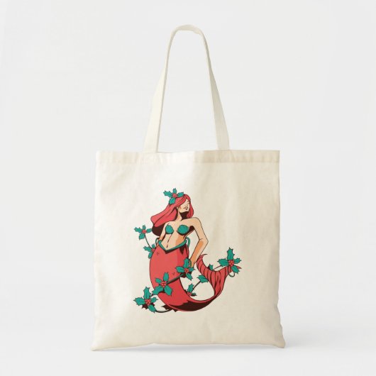 Christmas Mermaid Tragetasche (Vorne)