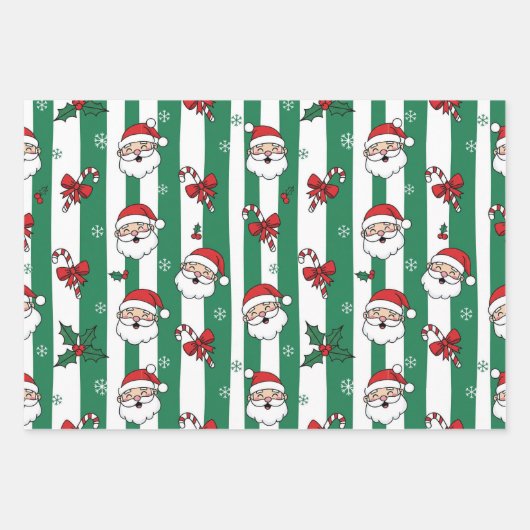 Christmas Merry & Bright Geschenkpapier Set (Vorderseite 2)