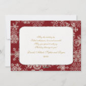 Christmas Merry & Bright Handwriting Foto Feiertagskarte (Rückseite)