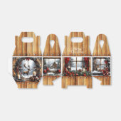 Christmas Merry Christmas Country Cabin Gift Geschenkschachtel (Ungefaltet)