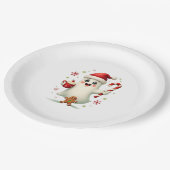 Christmas Merry Christmas For Gift Christmas Ghost Pappteller (Schrägansicht)