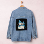Christmas Merry Christmas For Gift Penguin Snowman Jeansjacke (Hangar)