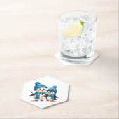 Christmas Merry Christmas For Gift Penguin Snowman Untersetzer (Vor Ort)