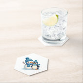 Christmas Merry Christmas For Gift Penguin Snowman Untersetzer (Vor Ort)