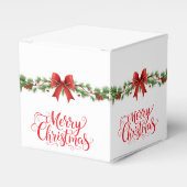 Christmas Merry Christmas Garland Favor Gift Box Geschenkschachtel (Vorderseite)