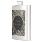 Christmas, Merry Christmas,Gold Blue Flowers Art Flachmann (Links)