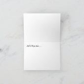 Christmas Merry Clock Feiertagskarte (Innenseite)