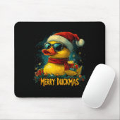 Christmas Merry Duckmas Funny Quackmas Pajama Duck Mousepad (Mit Mouse)