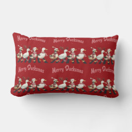 Christmas Merry Ducksmas Throw Kissen