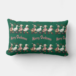 Christmas Merry Ducksmas Throw Kissen