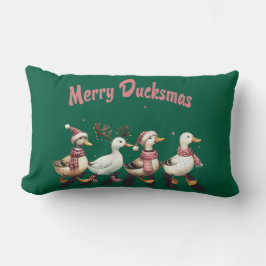 Christmas Merry Ducksmas Throw Kissen