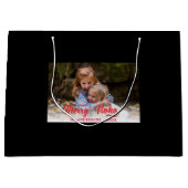 Christmas Merry Ho Ho Große Geschenktüte (Vorderseite)