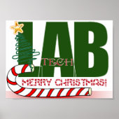 CHRISTMAS MERRY LABORATORY - LABRADOR TECH POSTER (Vorne)