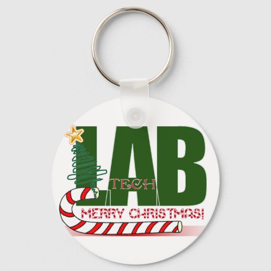 CHRISTMAS MERRY LABORATORY - LABRADOR TECH SCHLÜSSELANHÄNGER (Vorderseite)