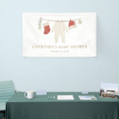 Christmas Merry Little Baby Dusche Banner (Messeveranstaltung)