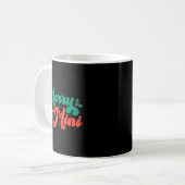 Christmas Merry Mini Cute Modern Tygraphy Script B Kaffeetasse (Vorderseite Links)