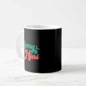 Christmas Merry Mini Cute Modern Tygraphy Script B Kaffeetasse (Vorderseite Links)