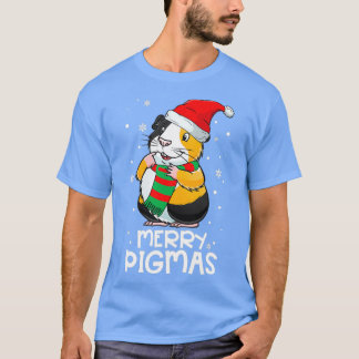 Christmas Merry Pigmas Funny Xmas Pajama Ohrts For T-Shirt