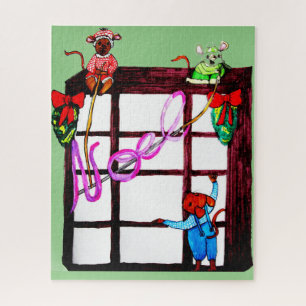 CHRISTMAS MICE DEKORATE PUZZLE