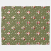 CHRISTMAS MICE FLEECEDECKE (Vorderseite (Horizontal))