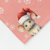 CHRISTMAS MICE FLEECEDECKE (Ecke)