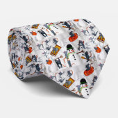 CHRISTMAS MICE SPIELEN IM SCHNEE KRAWATTE (Gerollt)