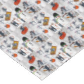 CHRISTMAS MICE SPIELEN IM SCHNEE TISCHDECKE (Schrägansicht)