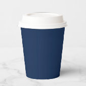 Christmas Midnight Blue Marine tief dunkel gesätti Pappbecher (Links)