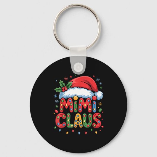 Christmas Mimi Claus Holiday Cheer Family Season H Schlüsselanhänger (Vorderseite)