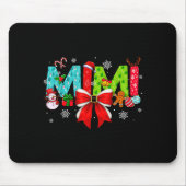 Christmas Mimi Coquette Bow Mimi Christmas Mousepad (Vorne)