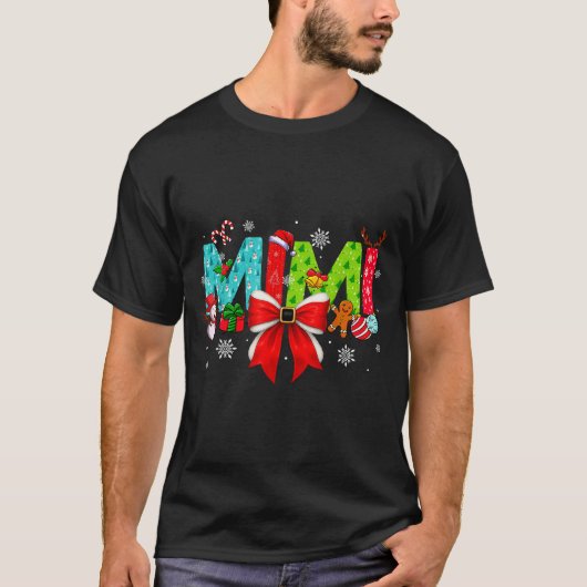 Christmas Mimi Coquette Bow Mimi Christmas T-Shirt (Vorderseite)