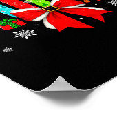 Christmas Mimi Coquette Bow Mimi Christmas T Shirt Poster (Ecke)