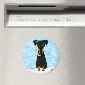 Christmas Min Button Magnet (In Situ (Geschirrspüler))