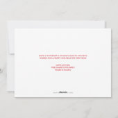 Christmas Miracle Fotokarte Feiertagskarte (Rückseite)