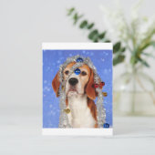 Christmas Mishap Feiertagspostkarte (Stehend Vorderseite)