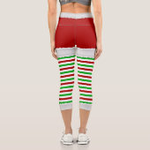 Christmas Mistletoe Capri Leggings (Rückseite)