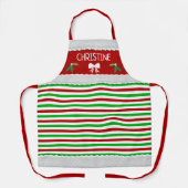Christmas Mistletoe Custom Schürze (Vorderseite)