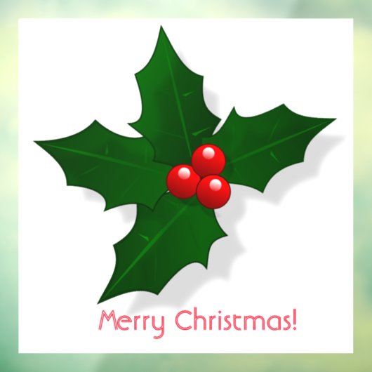 Christmas Mistletoe Fensteraufkleber (Blatt 3)